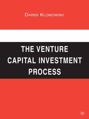 cover image of The Venture Capital Investment Process